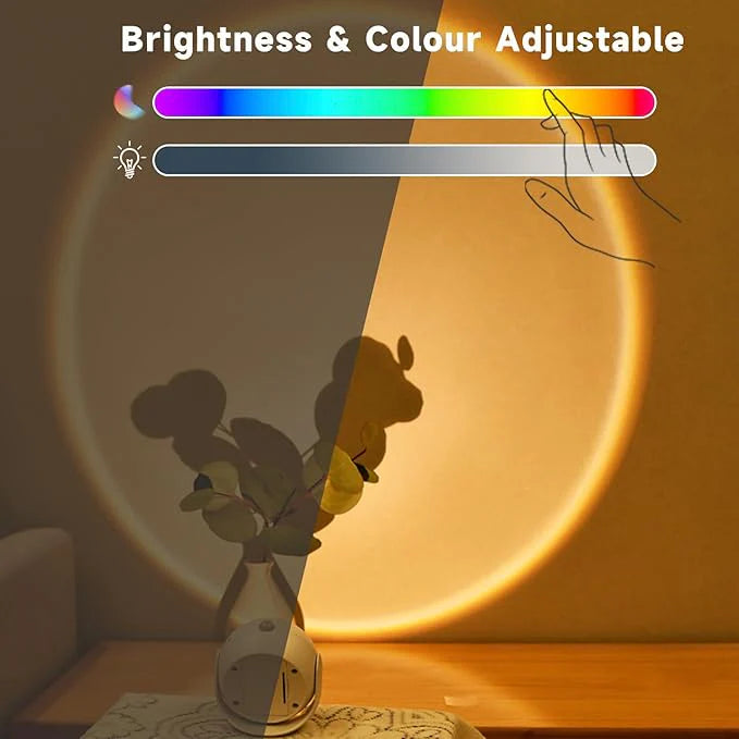 Rotating Body Sensing Sunset Light