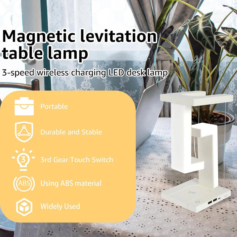 Tensegrity Smart LED Desk Lamp with Wireless Charge